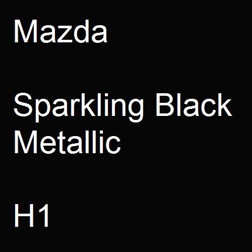 Mazda, Sparkling Black Metallic, H1.